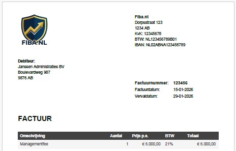Genereer (batch) facturen in PDF én UBL