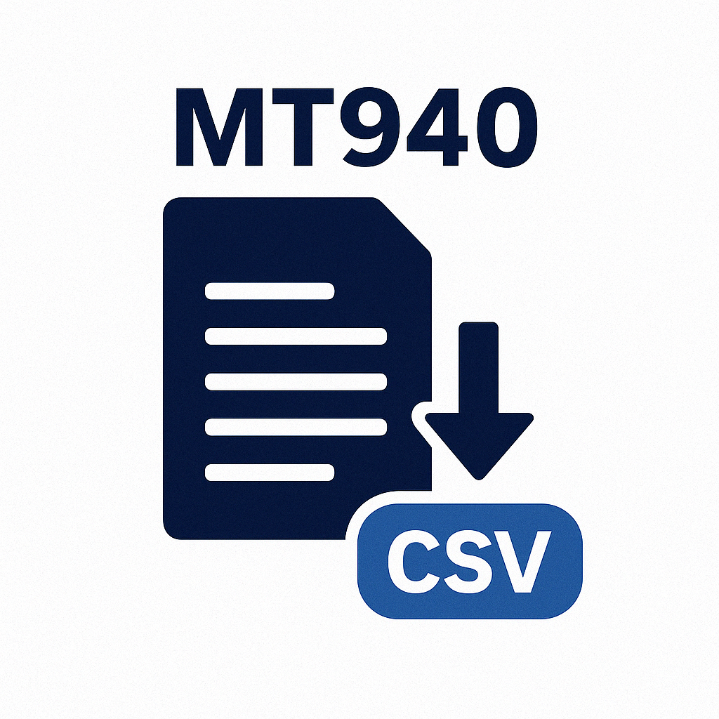 MT940 bankmutaties omzetten naar csv / excel bestanden